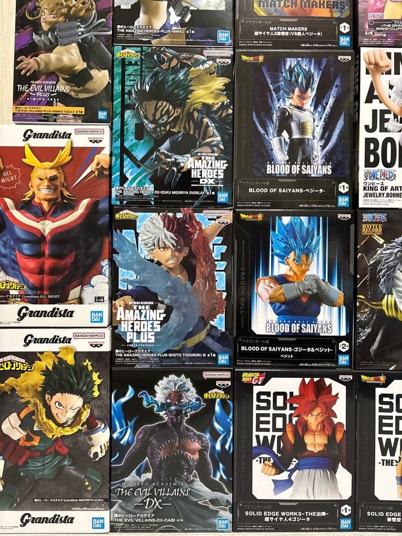 ヒロアカ ワンピース ドラゴンボール フィギュア まとめ売り 23体