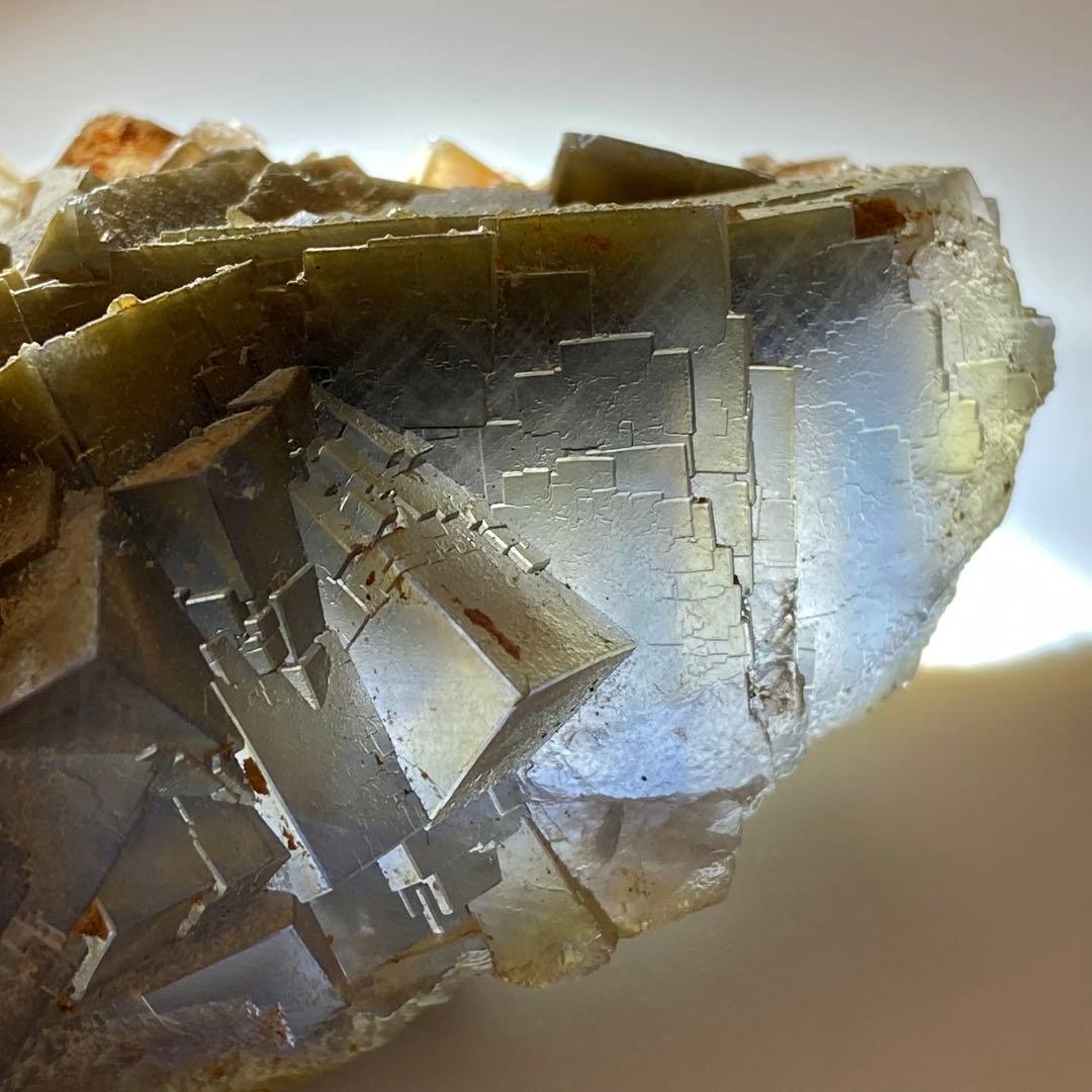 イリデッセンス フローライト 9cm 酸化被膜 鉱物標本 原石 天然石 ストーン