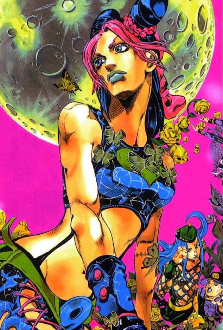 【※店舗限定品！】 ジョジョの奇妙な冒険 ストーンオーシャン グリッター缶バッジ