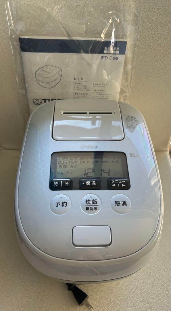 スカイさま専用美品TIGER 圧力IHジャー 炊きたて炊飯器 JPD-G060 圧力IHジャー炊飯器＜炊きたて＞ご泡火炊き JPD-G060 - タイガー魔法瓶