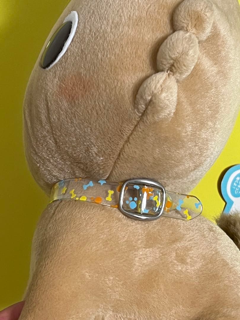 【激レア】サンリオ　ちびまる　豆柴　ぬいぐるみ　首輪付き　美品　希少　タグ付