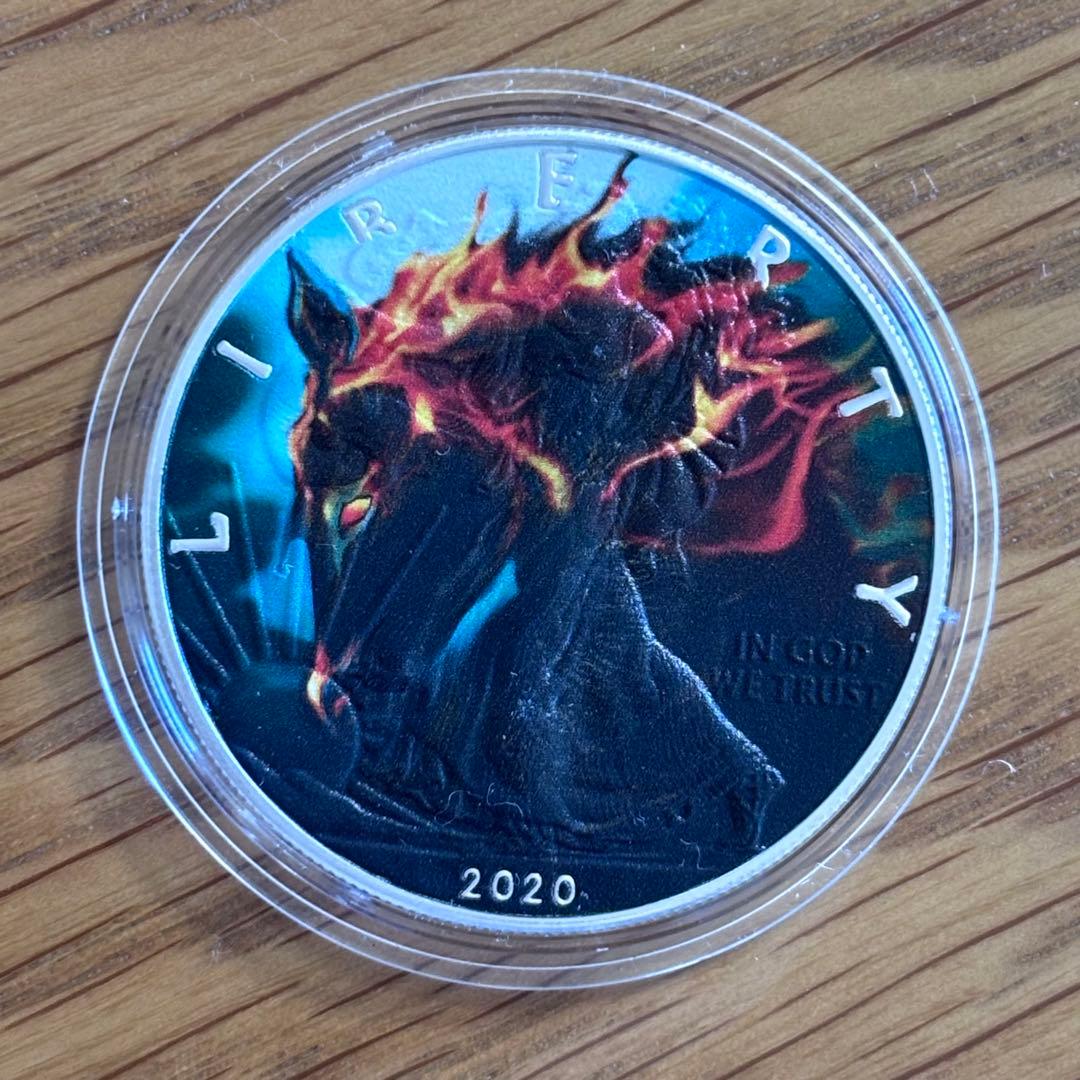 稀少な年号と状態)ロシア帝国 ニコライ2世 20コペイカ銀貨 1903 AP