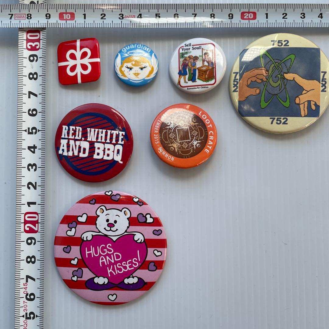 83個セット】 アメリカ 缶バッジ まとめ ビンテージ アメリカ雑貨