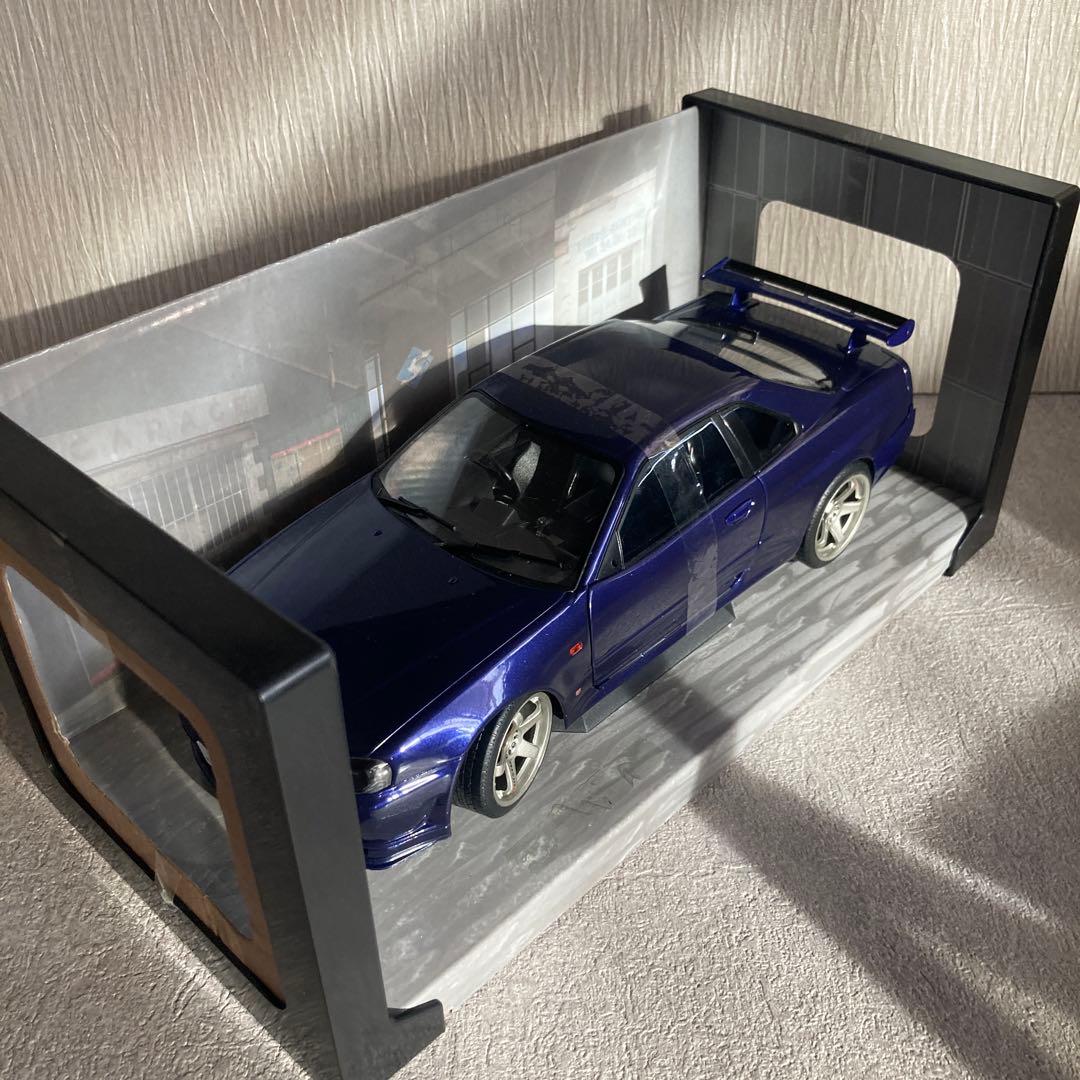 SOLIDO ソリド　Nissan GT-R (R34) ミニカー 1/18