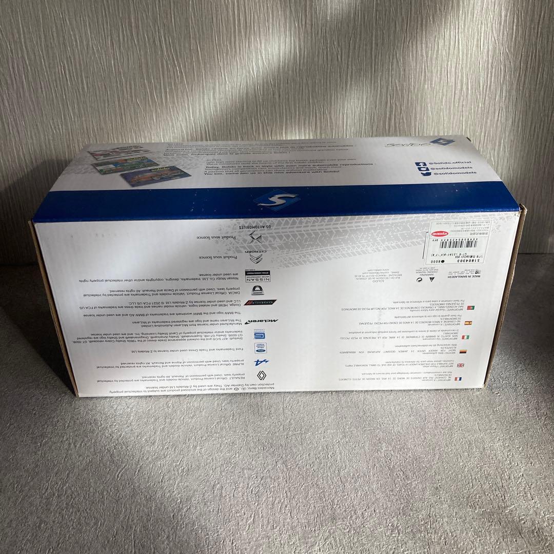 SOLIDO ソリド　Nissan GT-R (R34) ミニカー 1/18