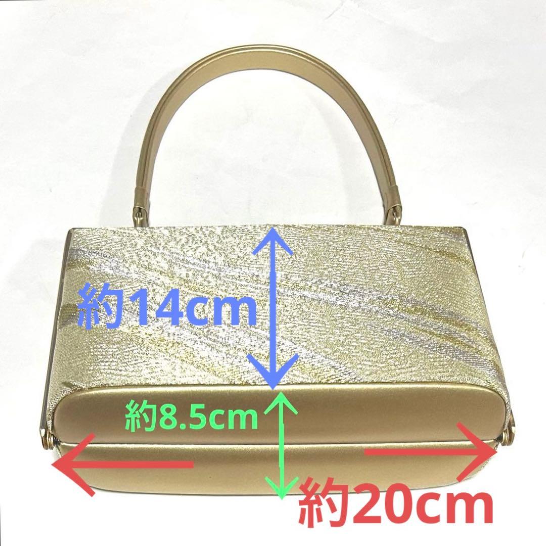 【新品級美品】伊と忠　和装バッグ草履セット　三層　フォーマル　成人式　M〜L