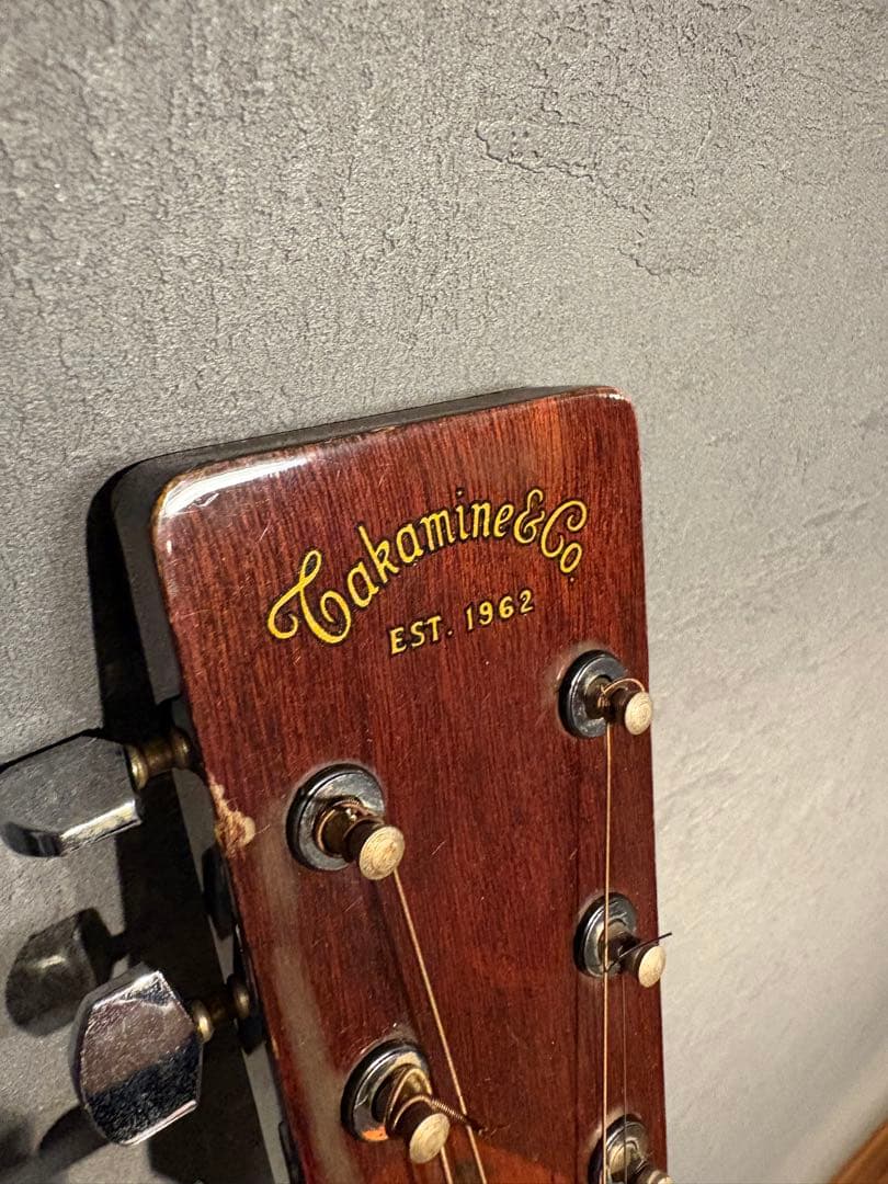 【値下！】アコースティックギター、6弦、ケース付き、タカミネ、1962年