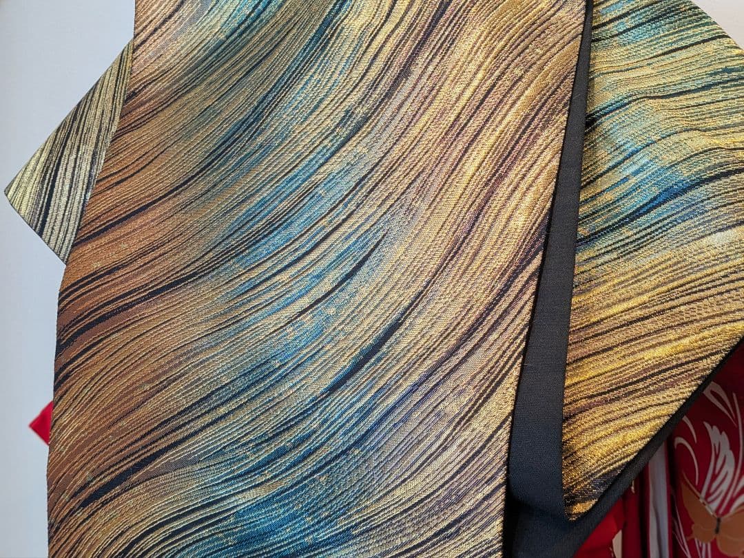 振袖フルセット 身丈167裄69 後藤久美子ブランド 金銀彩 赤 逸品 成人式