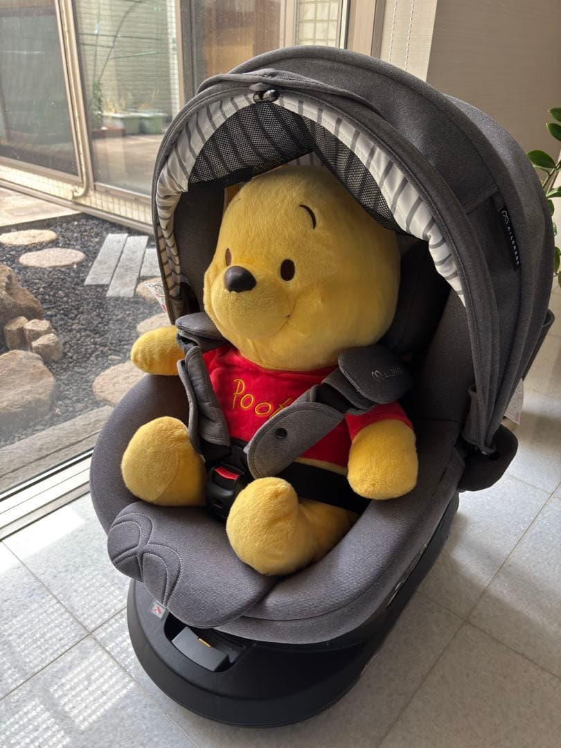 【極美品】エールべべ クルット5i プレミアム ISOFIX 回転式