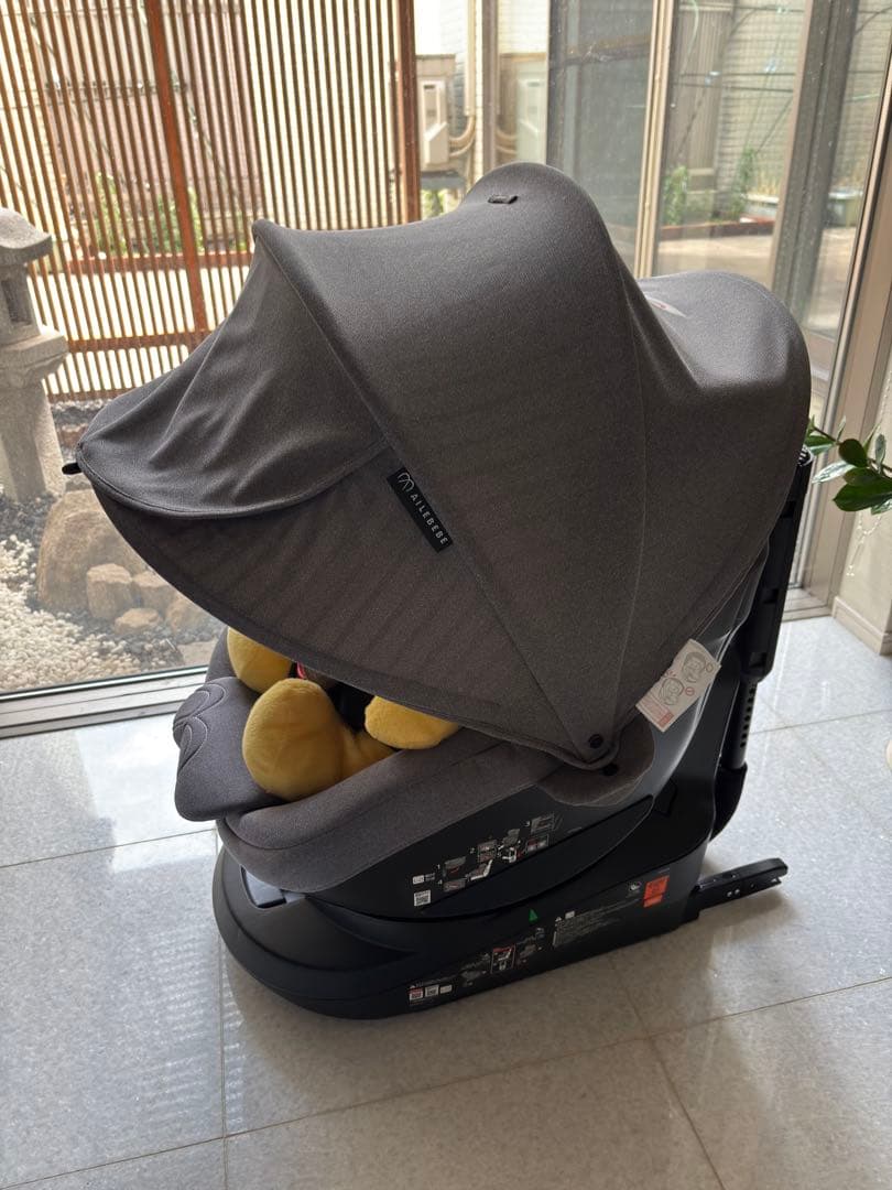 【極美品】エールべべ クルット5i プレミアム ISOFIX 回転式