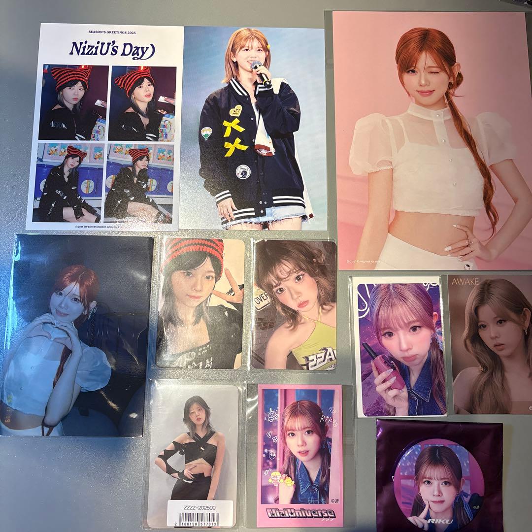 NiziU リク トレカ ステッカー 缶バッチ まとめ - メルカリ