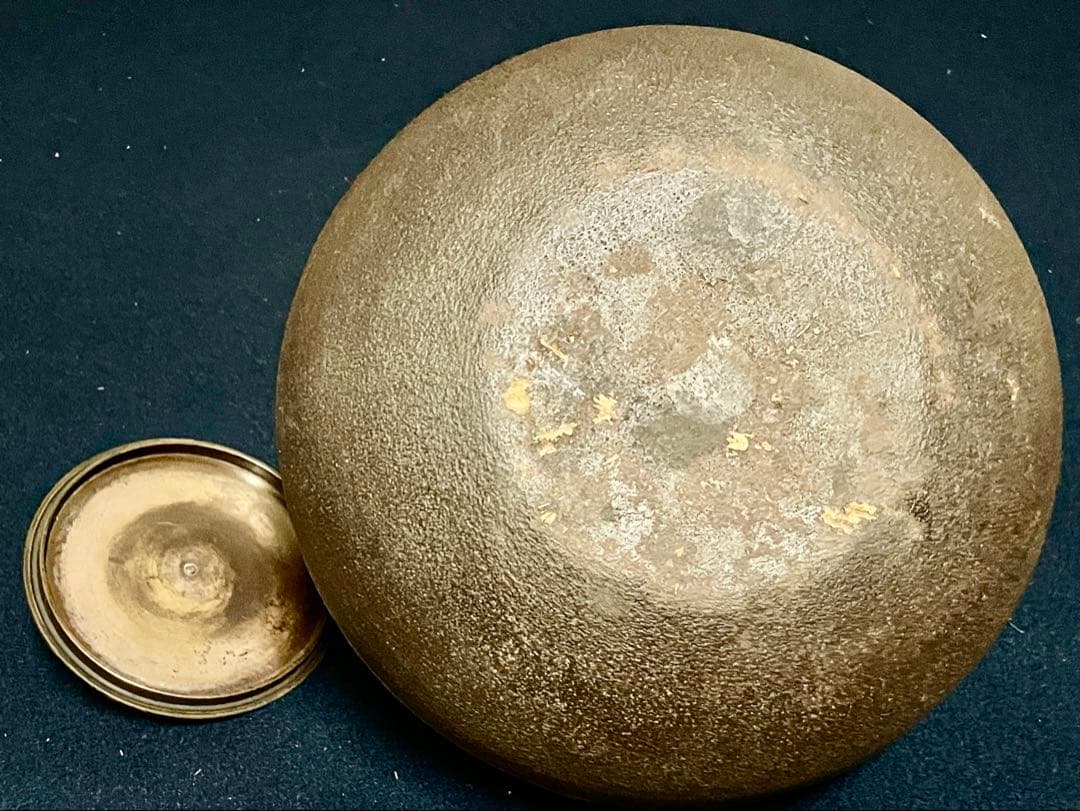 祖」 釜師 紹栄 貝釻付 張肩釜 炉釜 共箱 茶道具 (121あ)の通販はau