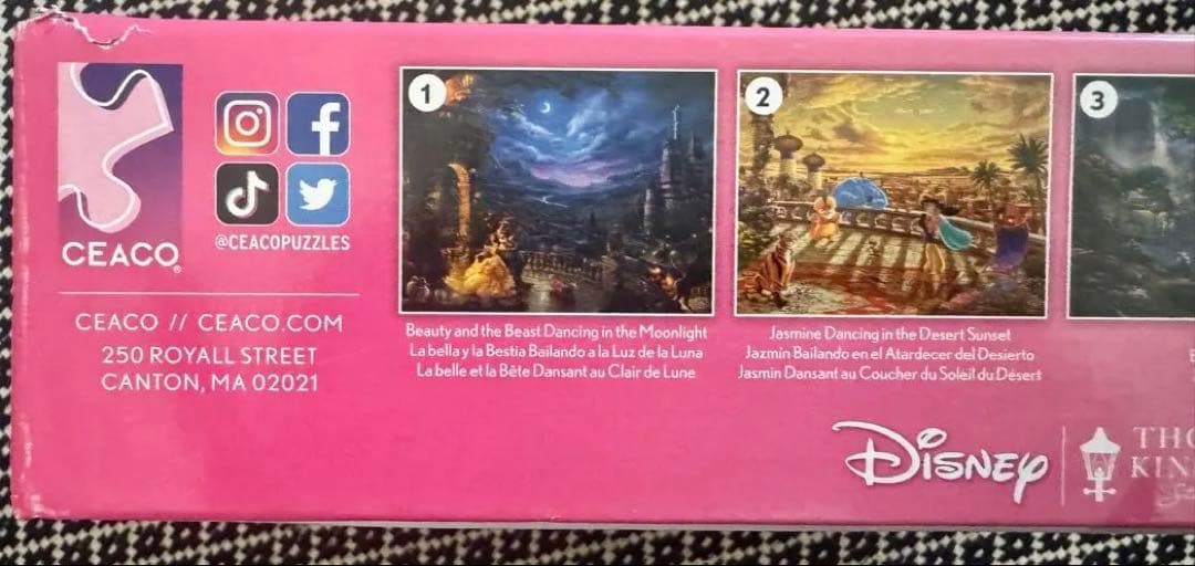 ディズニープリンセス 500ピースパズル4セット