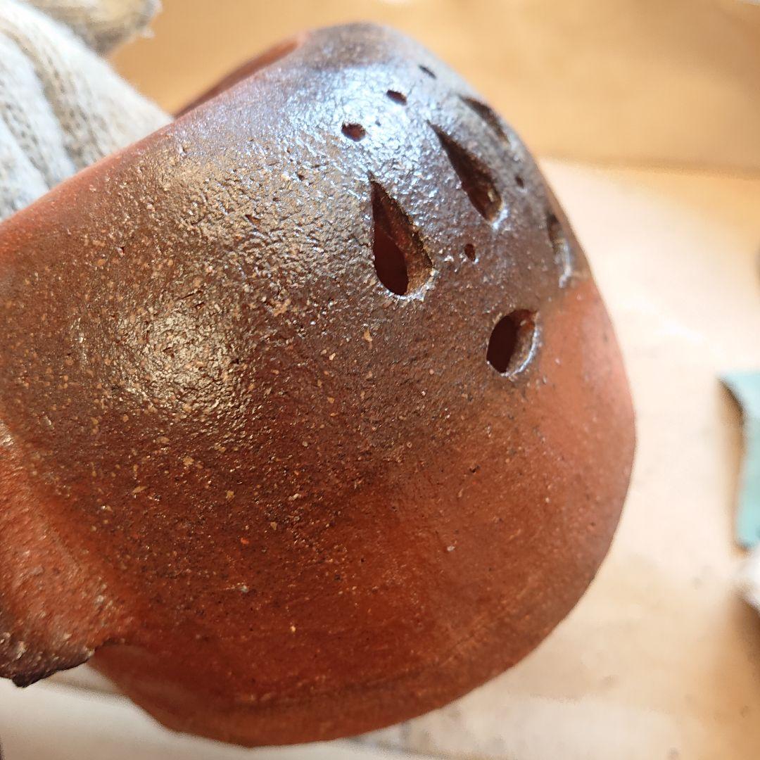 2435】香炉、置物…備前焼