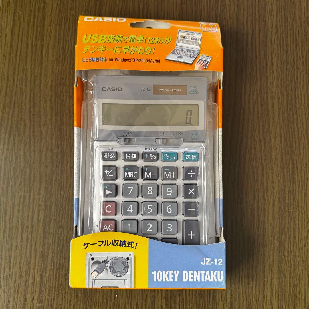 CASIO JZ-12 USB接続電卓 10キー