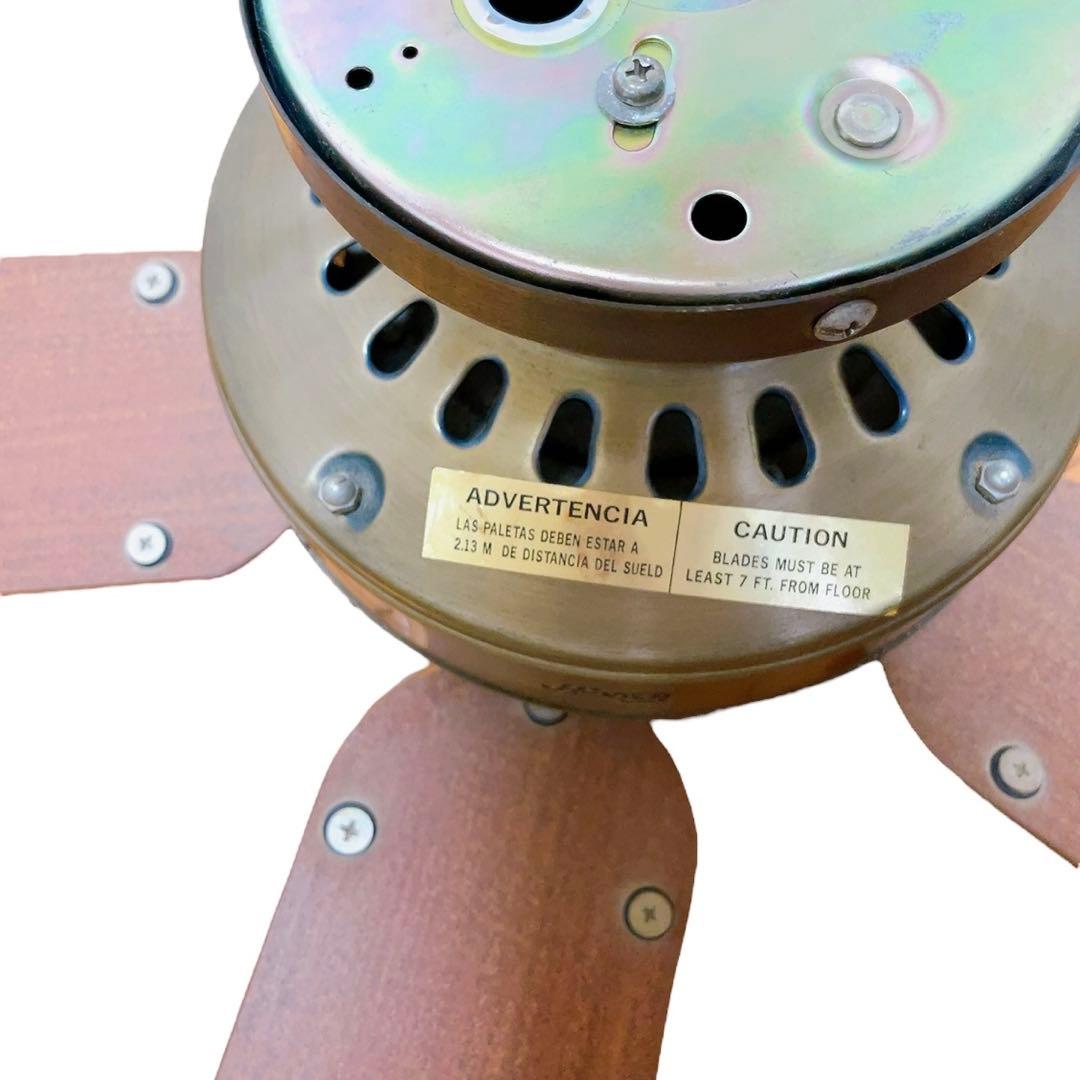 ライダーマン様専用】シーリングファン 5枚 羽根 木製 ブラウン 茶