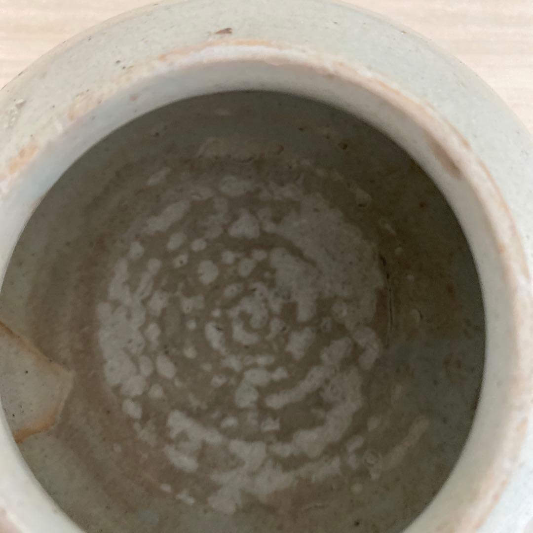 李朝 白磁 小壺 高さ11cm 花入