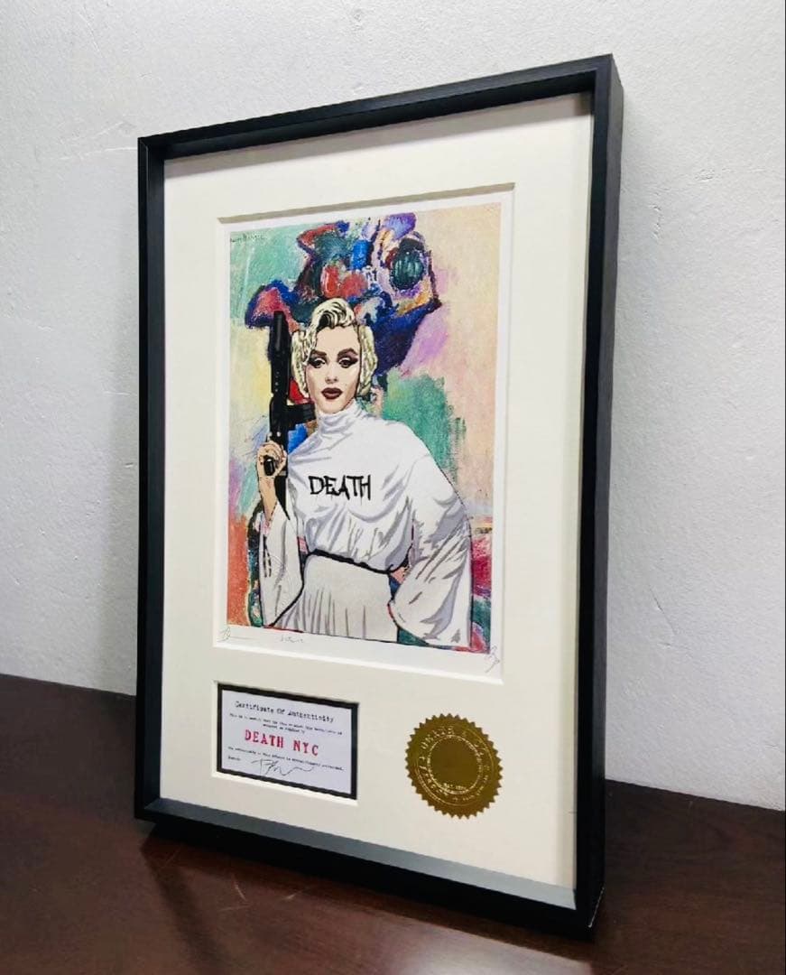 額込 世界限定100枚DEATH NYC アートポスター 現代アート 111