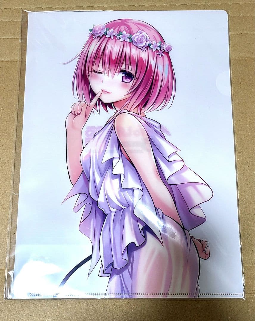 とらぶるto loveるダークネスクリアファイル矢吹闇ヤミ原画展