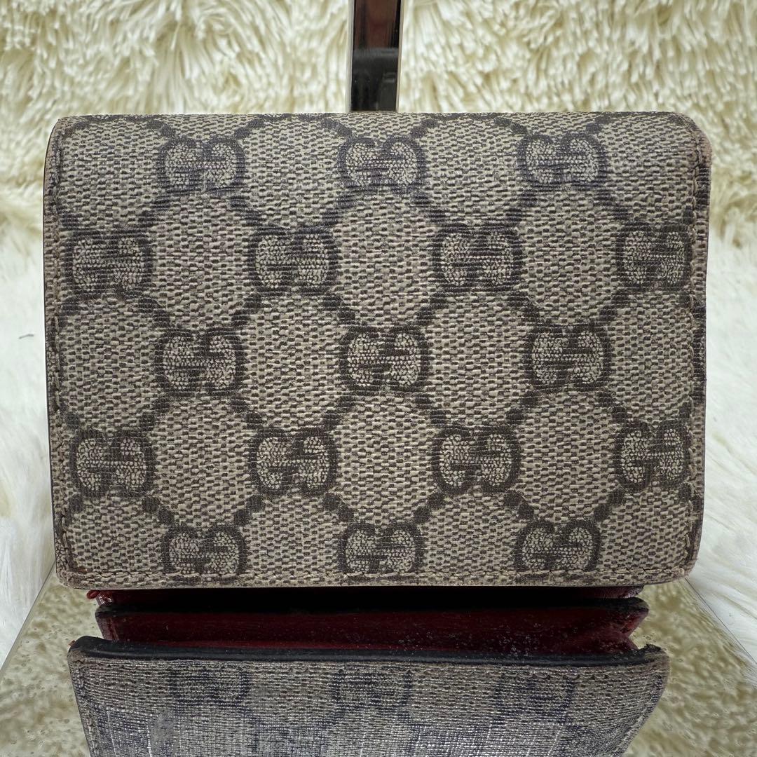 グッチ 二つ折り財布 チェリー さくらんぼ PVC GGスプリーム