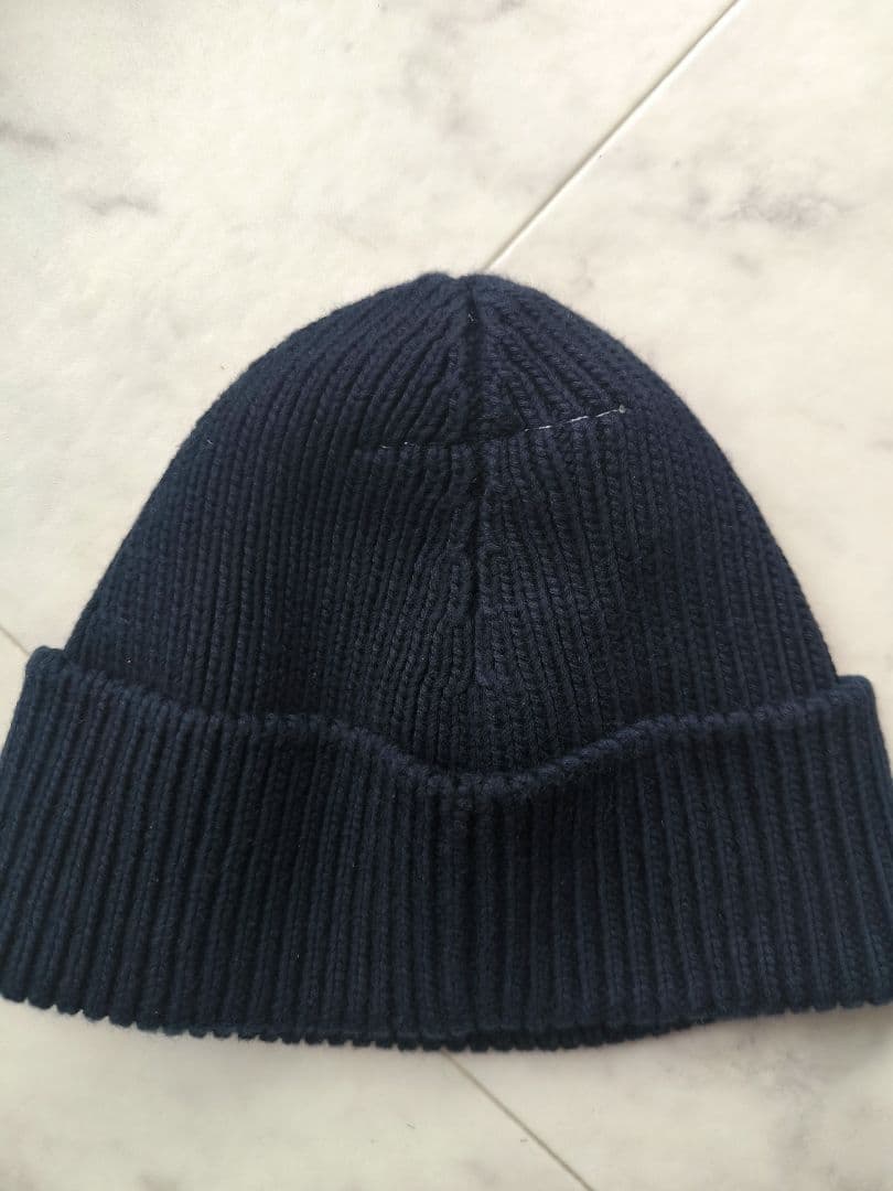 MM6 Maison Margiela ネイビー ニットキャップ 正規品