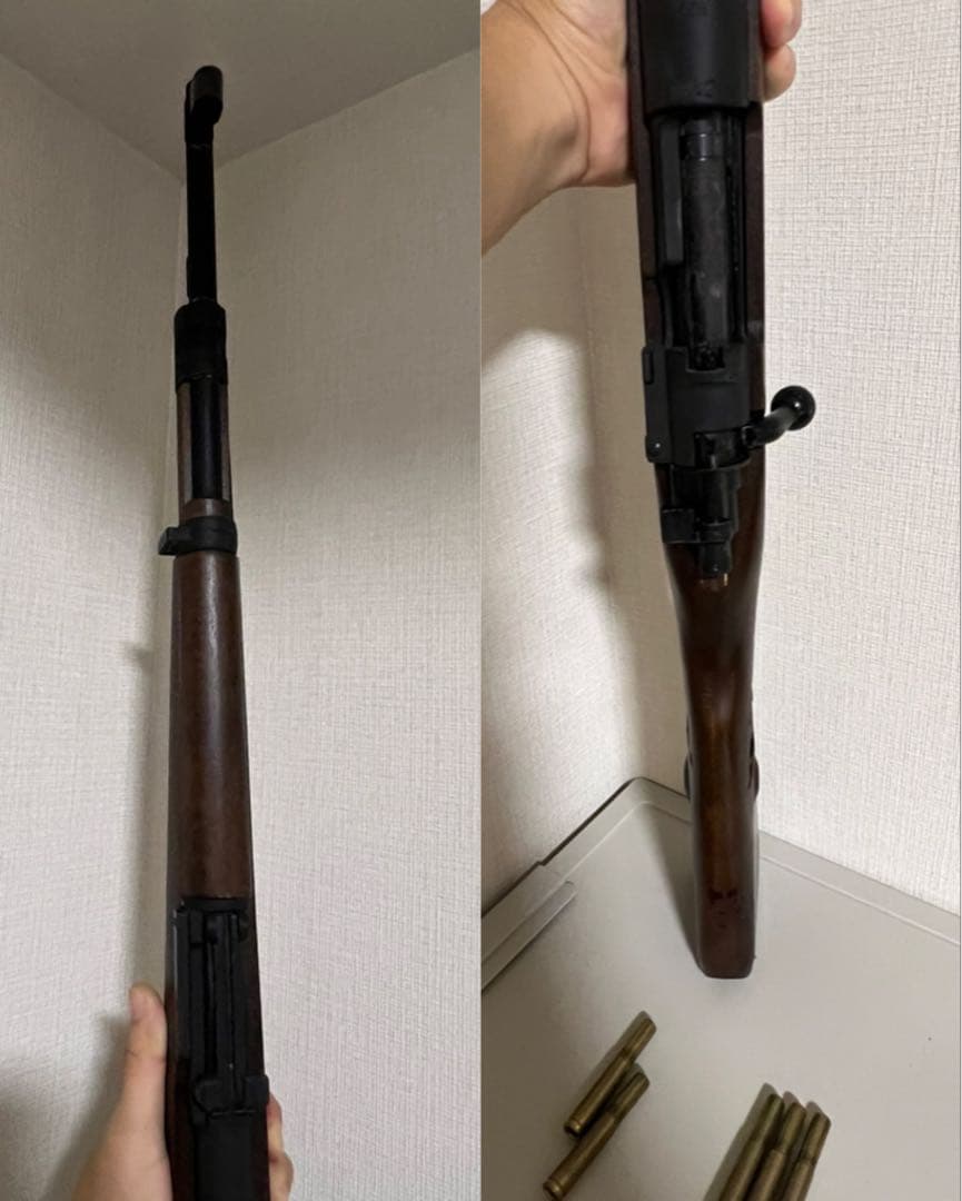 マルシン モーゼル Kar98k ガスガン カートリッジ5発 木製ストック