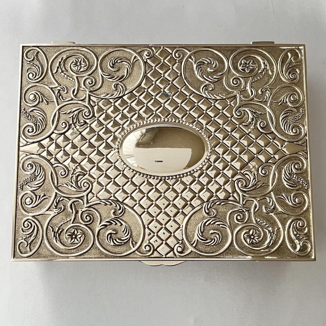 GODINGER】 ビクトリアンのジュエリーボックス【シルバープレート】