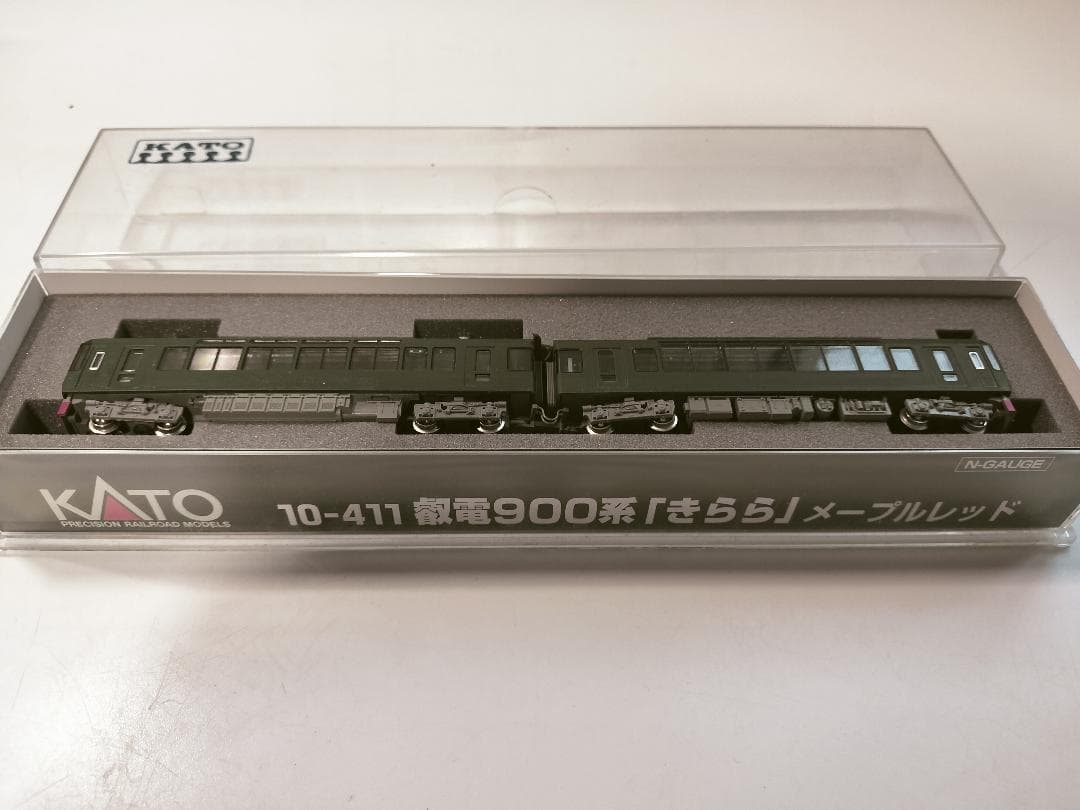 KATO Nゲージ 叡山電鉄900系 きらら レッド 10-411 鉄道模型