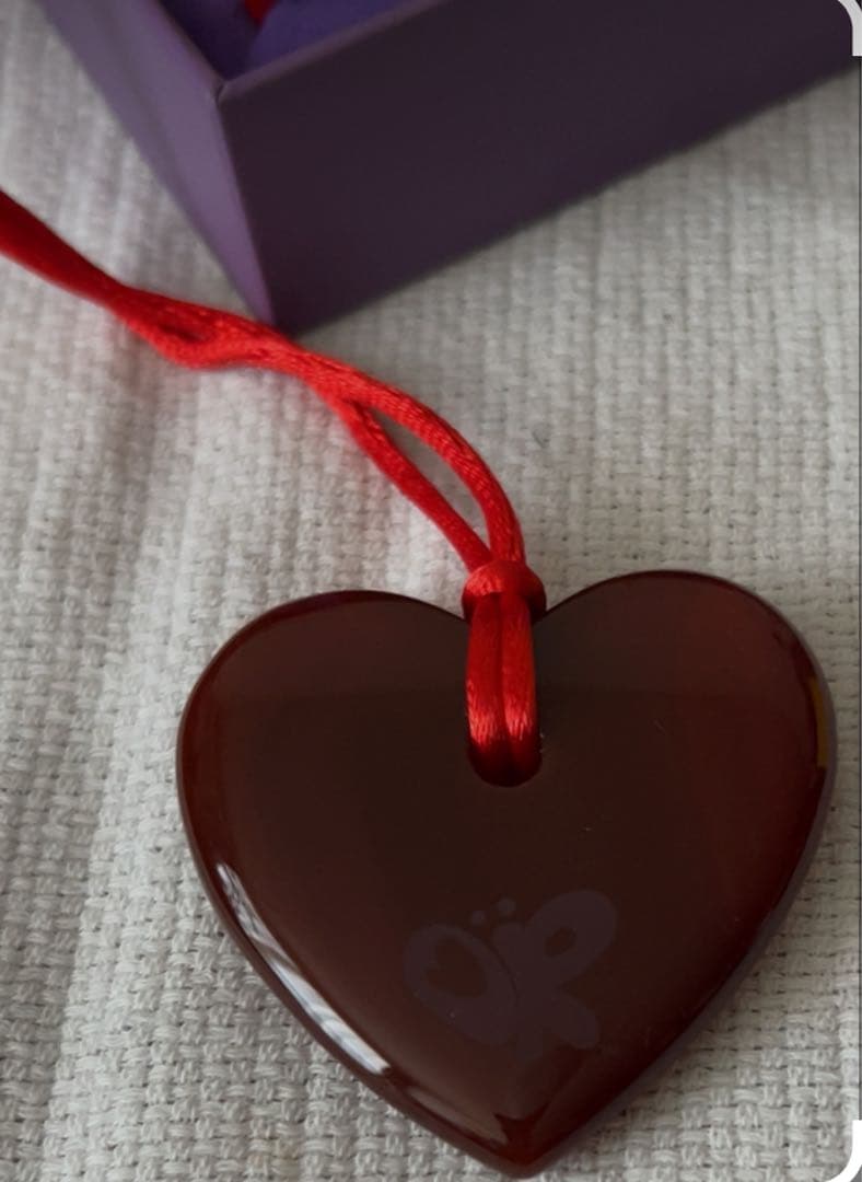 ミュージシャン Olivia Rodrigo Red Heart Necklace