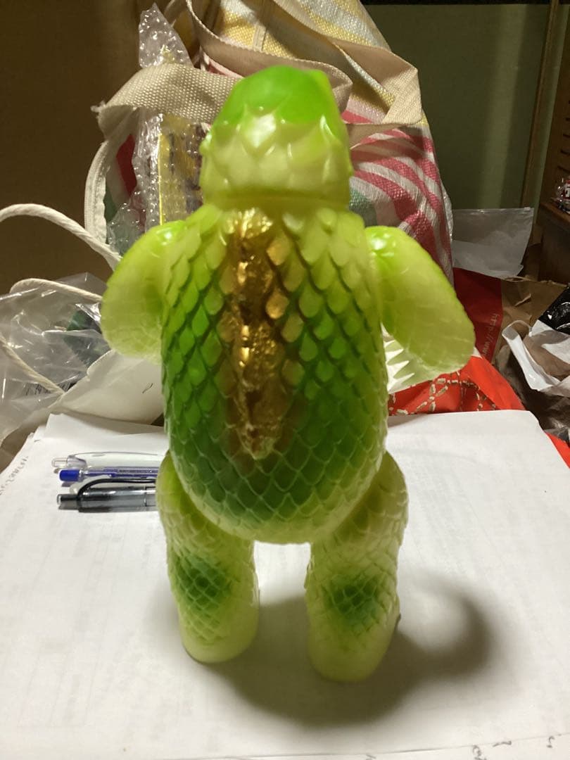 ブルマァク 蓄光モグネス　レアソフビ　袋無し美品　値引不可