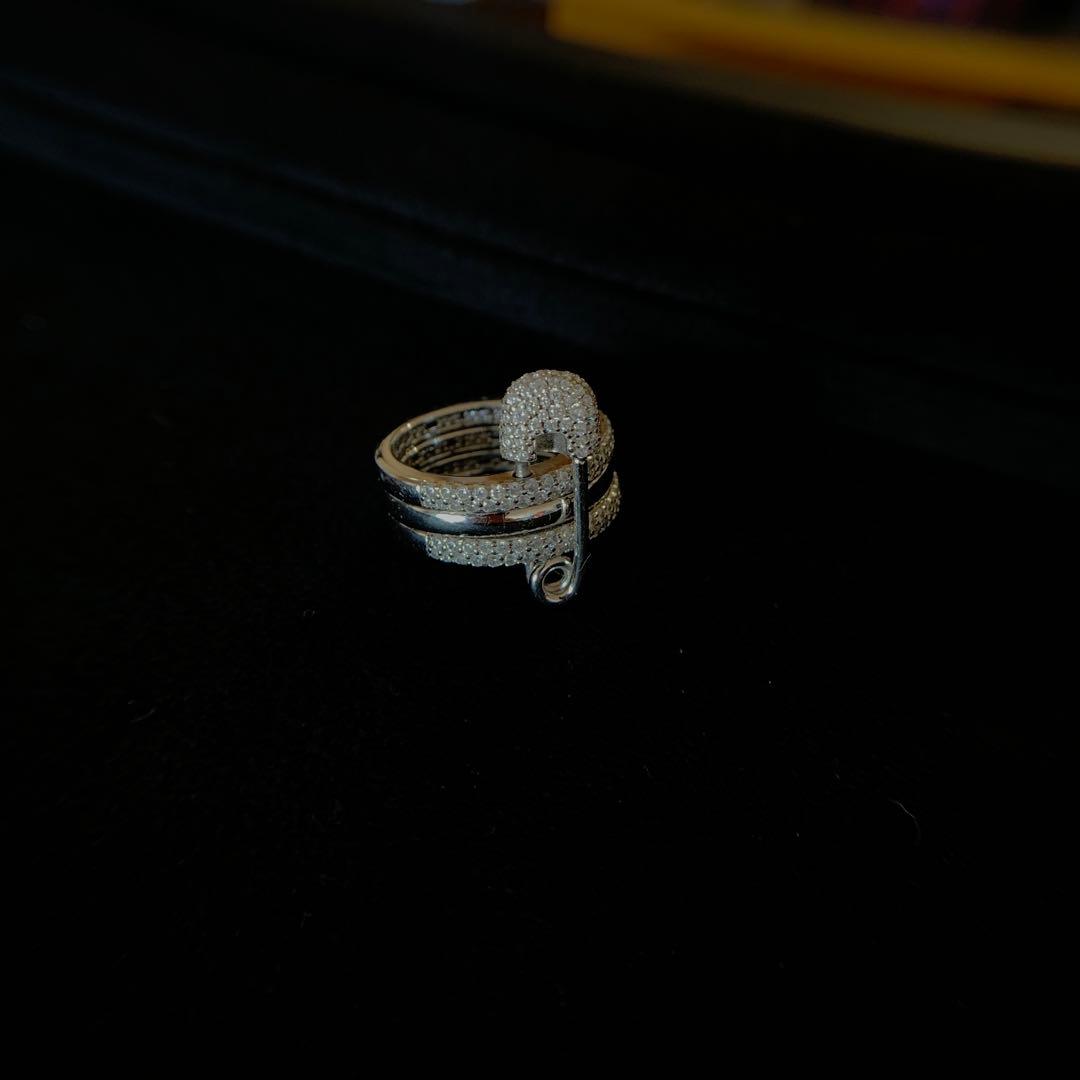 apm monaco エーピーエムモナコ ag925 安全ピン リング 8号