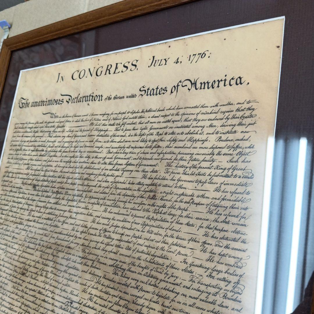 USA「独立宣言の起草」 ヴィンテージ コレクターズ ピューター