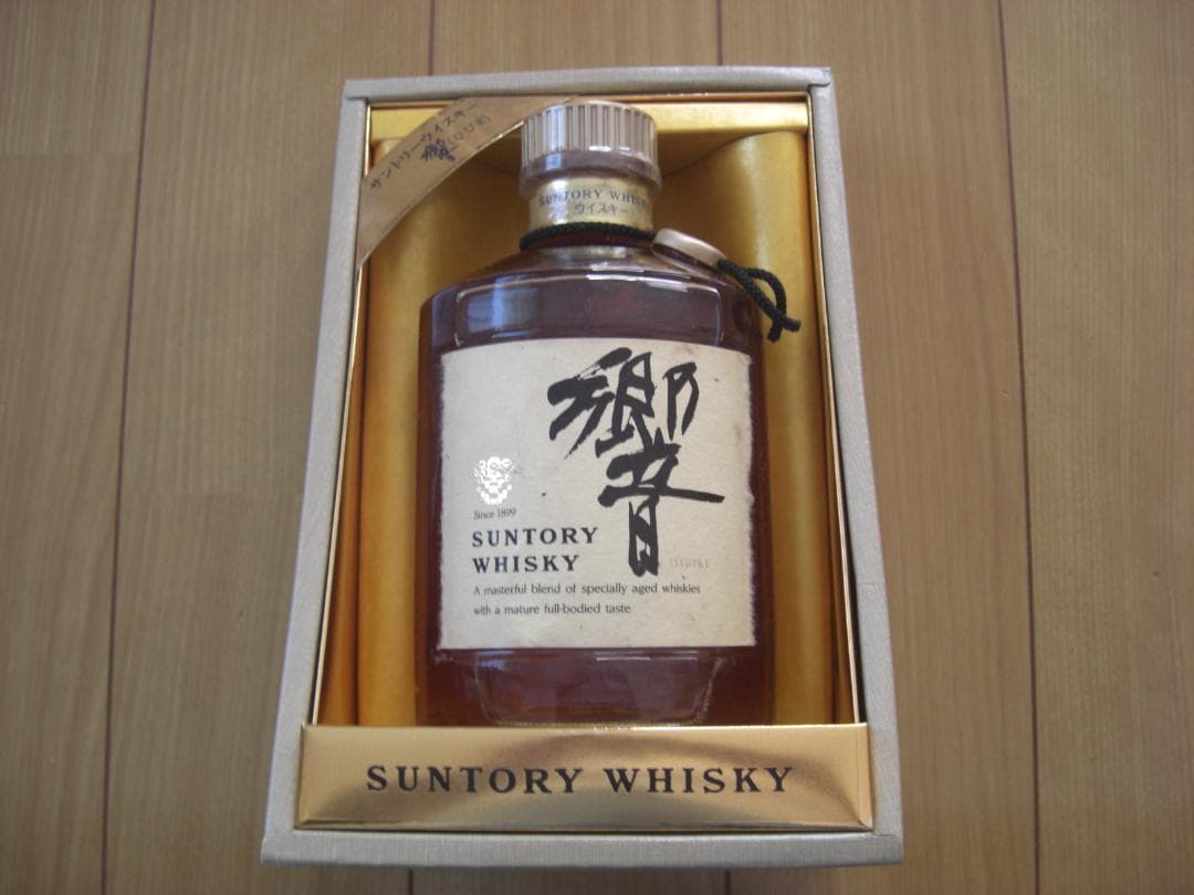 サントリー 響 旧ボトル 裏ゴールドラベル 金キャップ 700ml 43% 響 旧