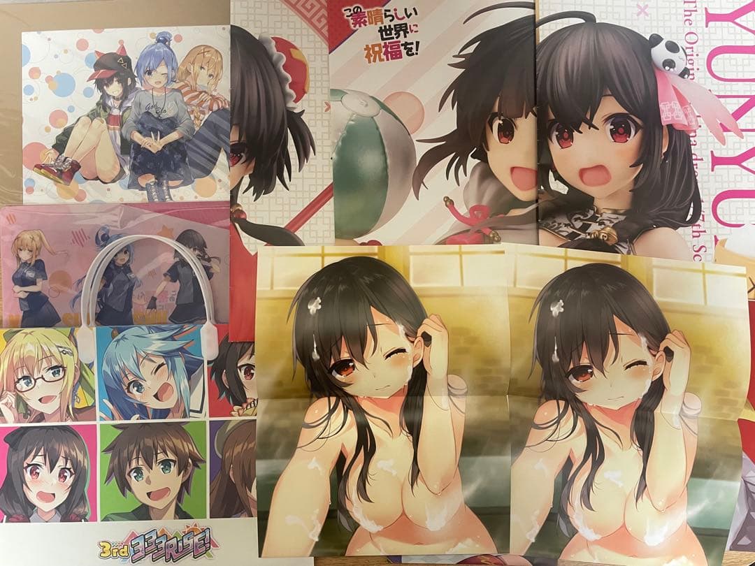 この素晴らしい世界に祝福を！　アクスタ　缶バッジ　等　めぐみん　ゆんゆん　アクア