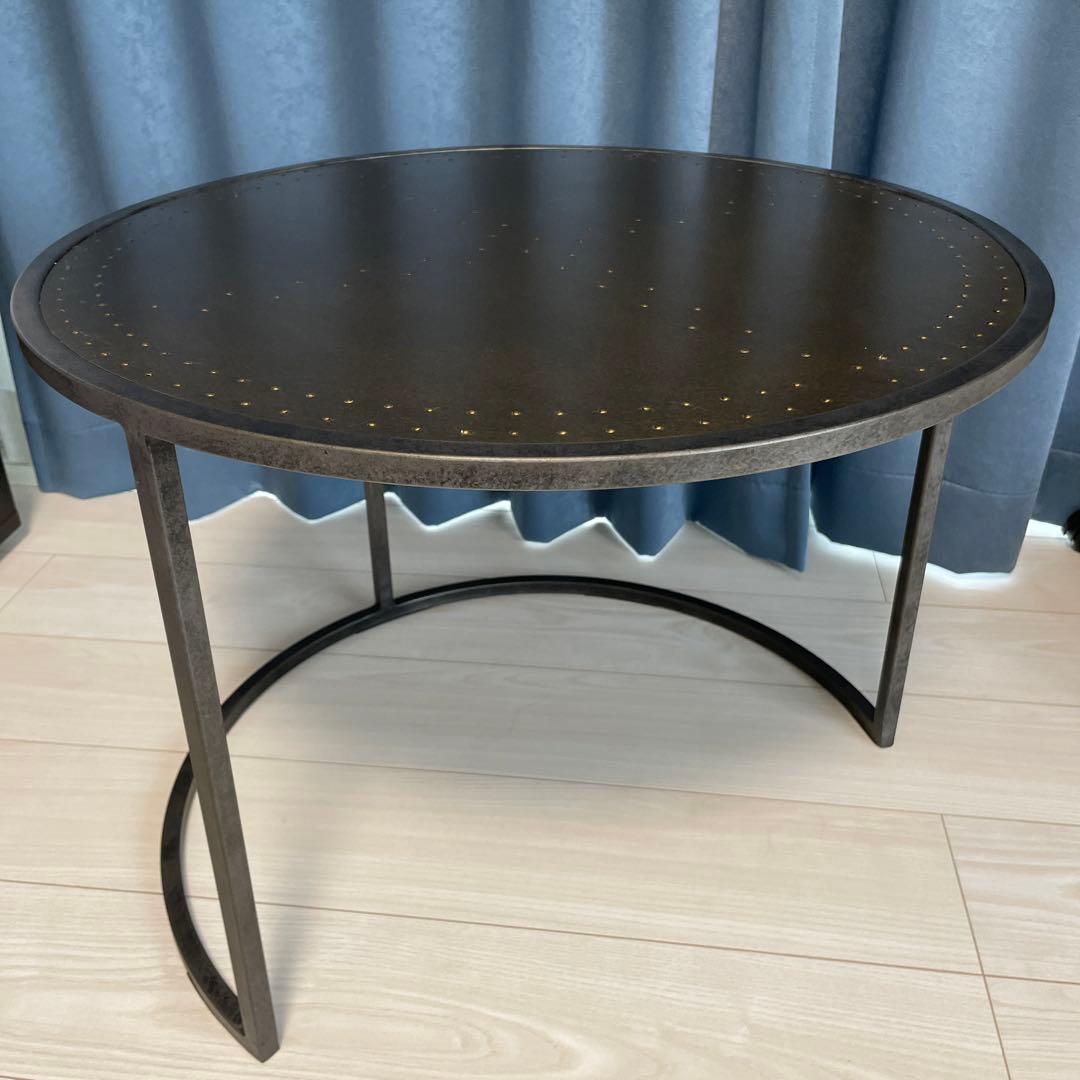 エルマ⭐︎ラウンドサイドテーブル60 ⭐︎クラッシュゲート