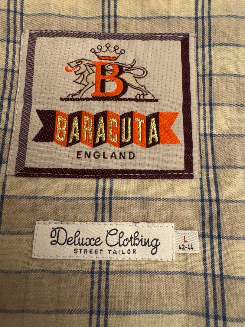 バラクータ　メンズL ジャケット　ブルゾン　コットン100ブラック　黒　アウター