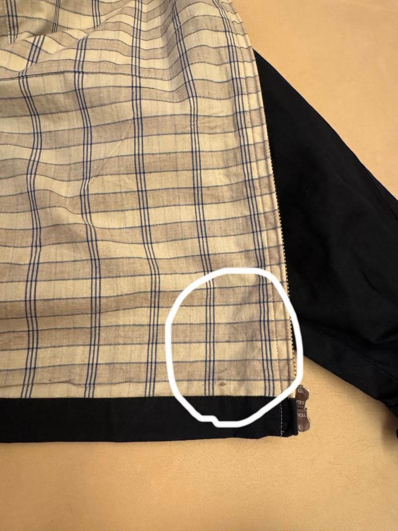 バラクータ　メンズL ジャケット　ブルゾン　コットン100ブラック　黒　アウター