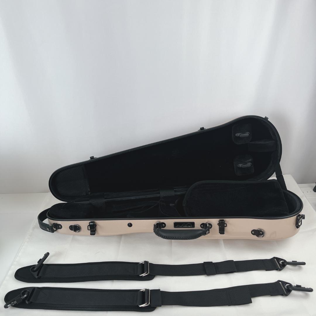 美品☘️ カーボンマック　バイオリンケース　4/4サイズ　ピンクベージュ