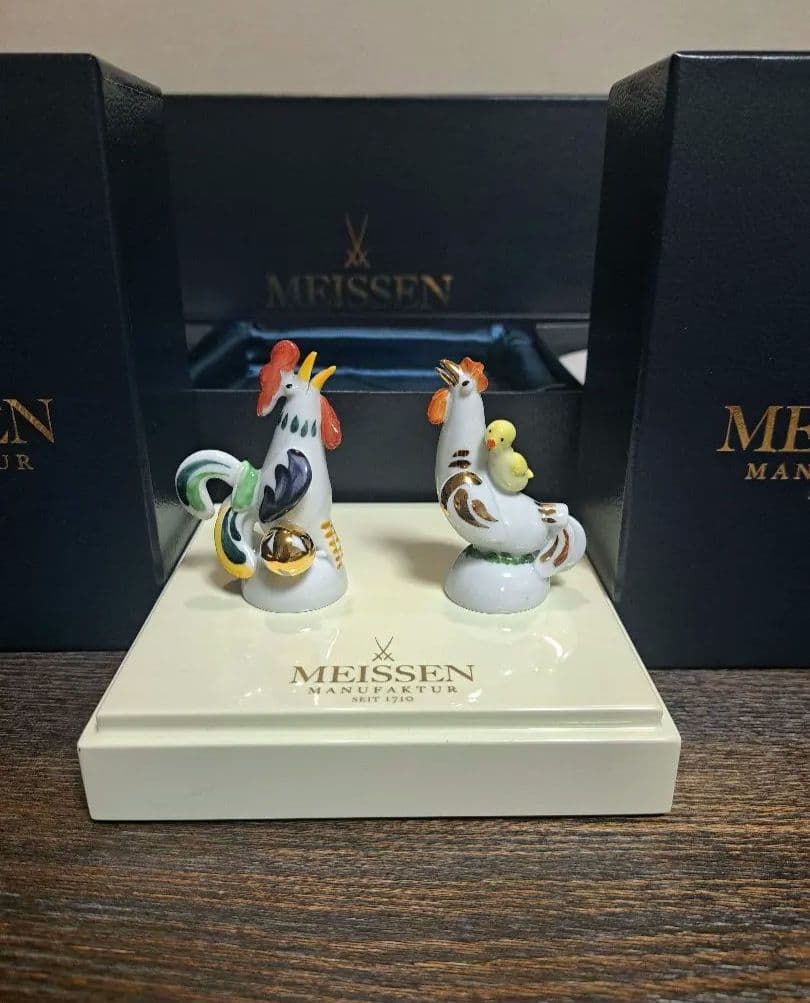 新品 MEISSEN マイセン 干支シリーズ 酉 希少 フィギュリン - メルカリ