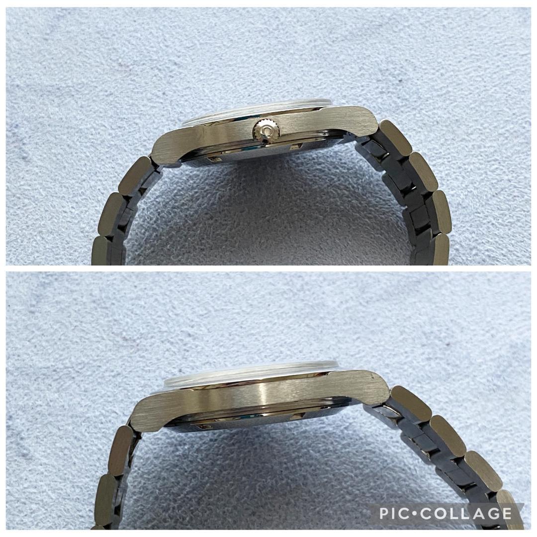 OH済 オメガ ジュネーブ 純正ブレス ステンレス シルバーヘアライン 自動巻き