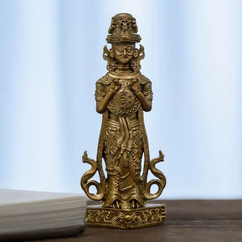 仏教美術 ザキラム仏像 禅意茶台 文机 鎮宅 辟邪 開運 風水 招財 置物