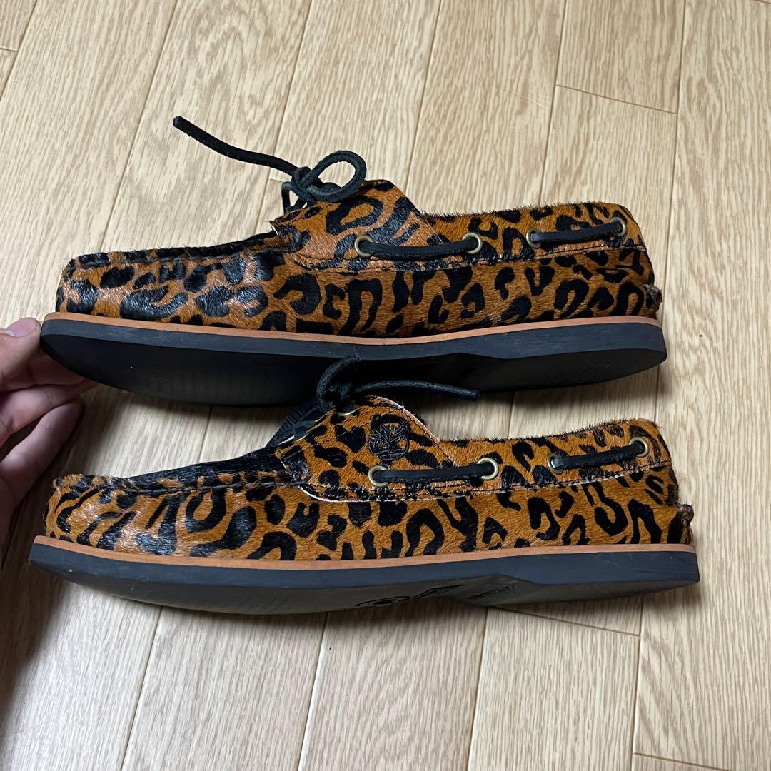 Timberland×WackoMaria ローファー 27.5cm レオパード