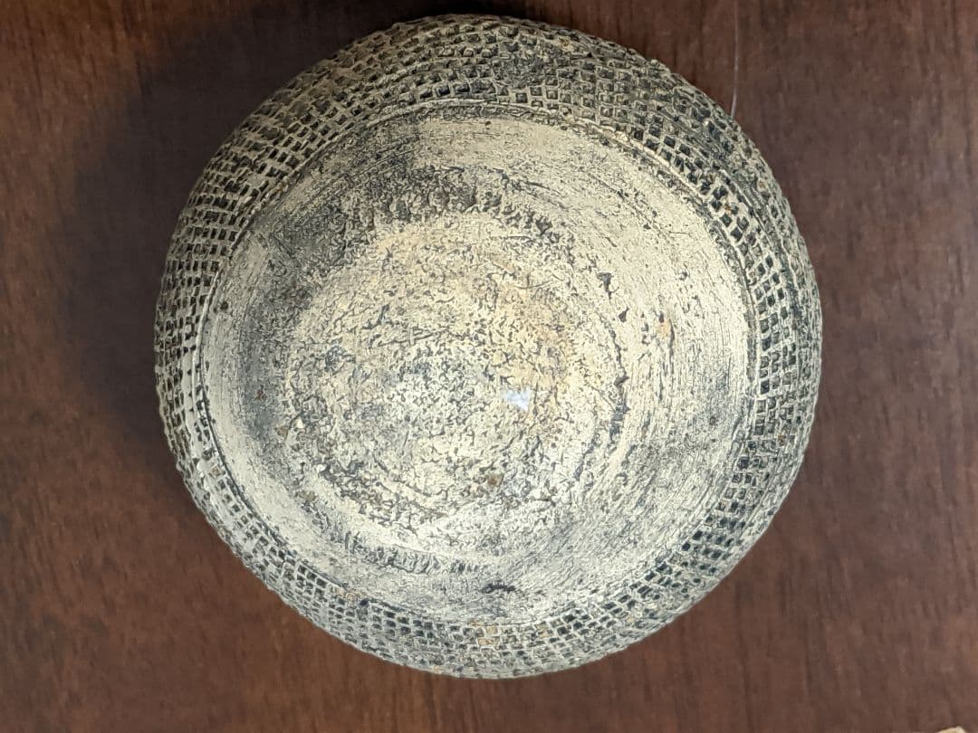 ♦朝鮮陶磁？李朝 高麗 新羅時代 印花文 小壺 コレクション 骨董品アンティーク