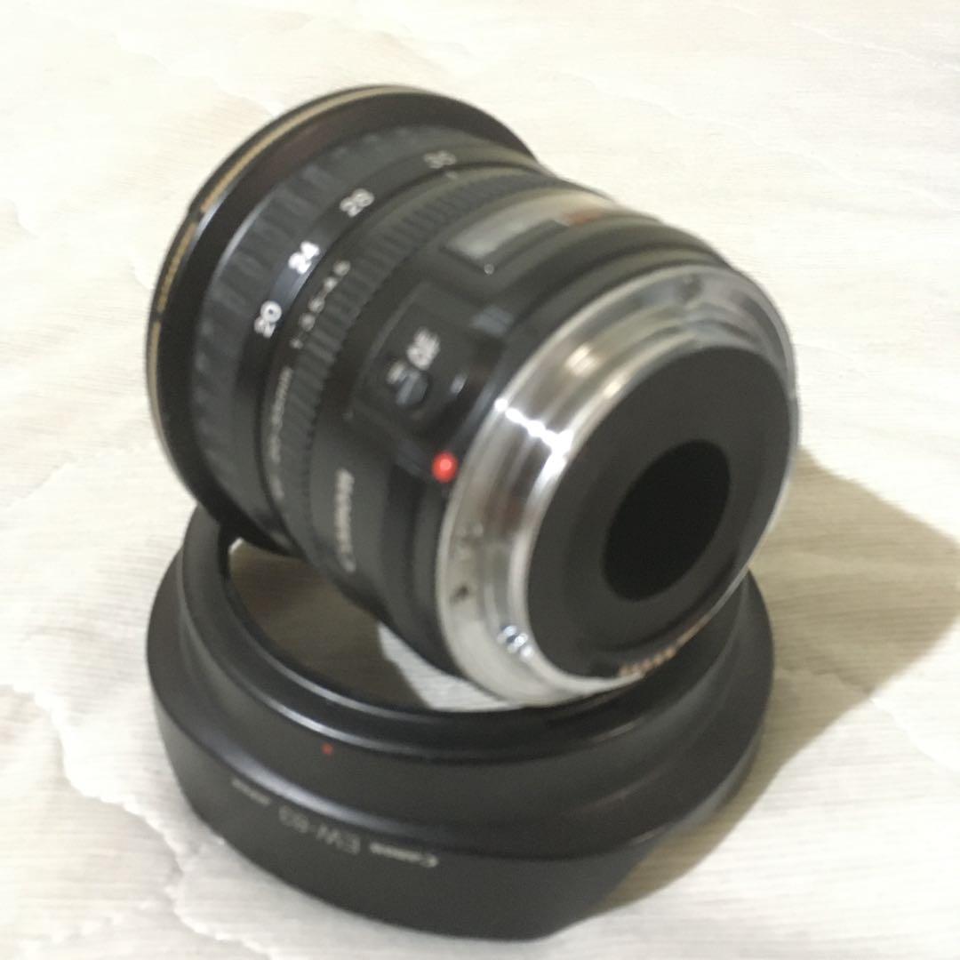 CANON EF 20-35mm F3.5-4.5 USM 動作品 別売フード付
