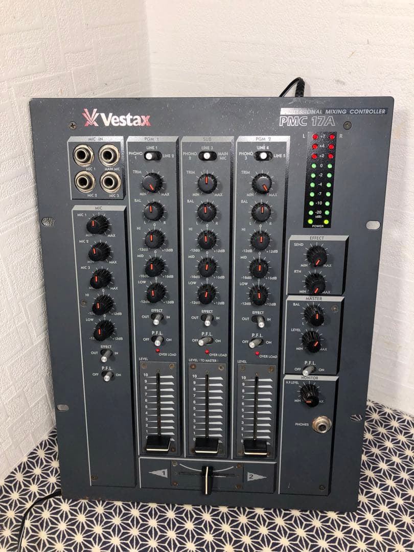 VESTAX ベスタクス PMC-17A 純正アダプター付属 Vestax RMC-07Pro
