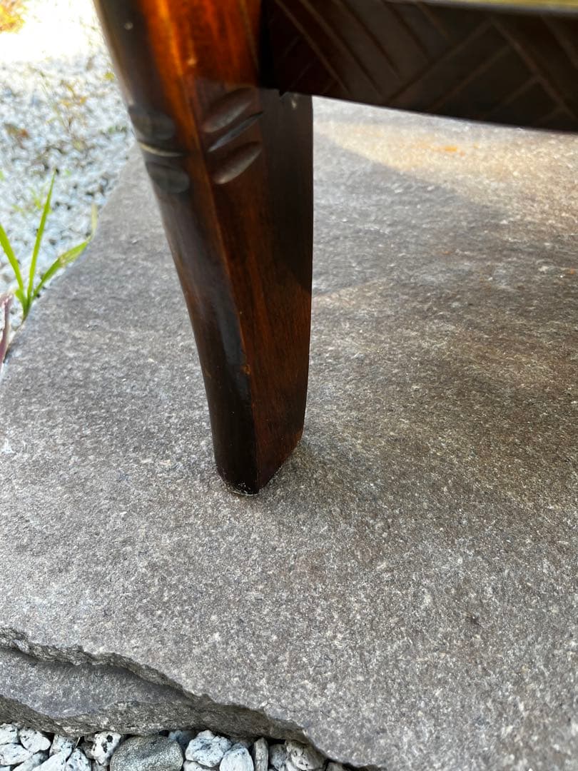 伝統工芸日光彫艶のあるいい色合花の意匠コーナーラック照明飾り台花台