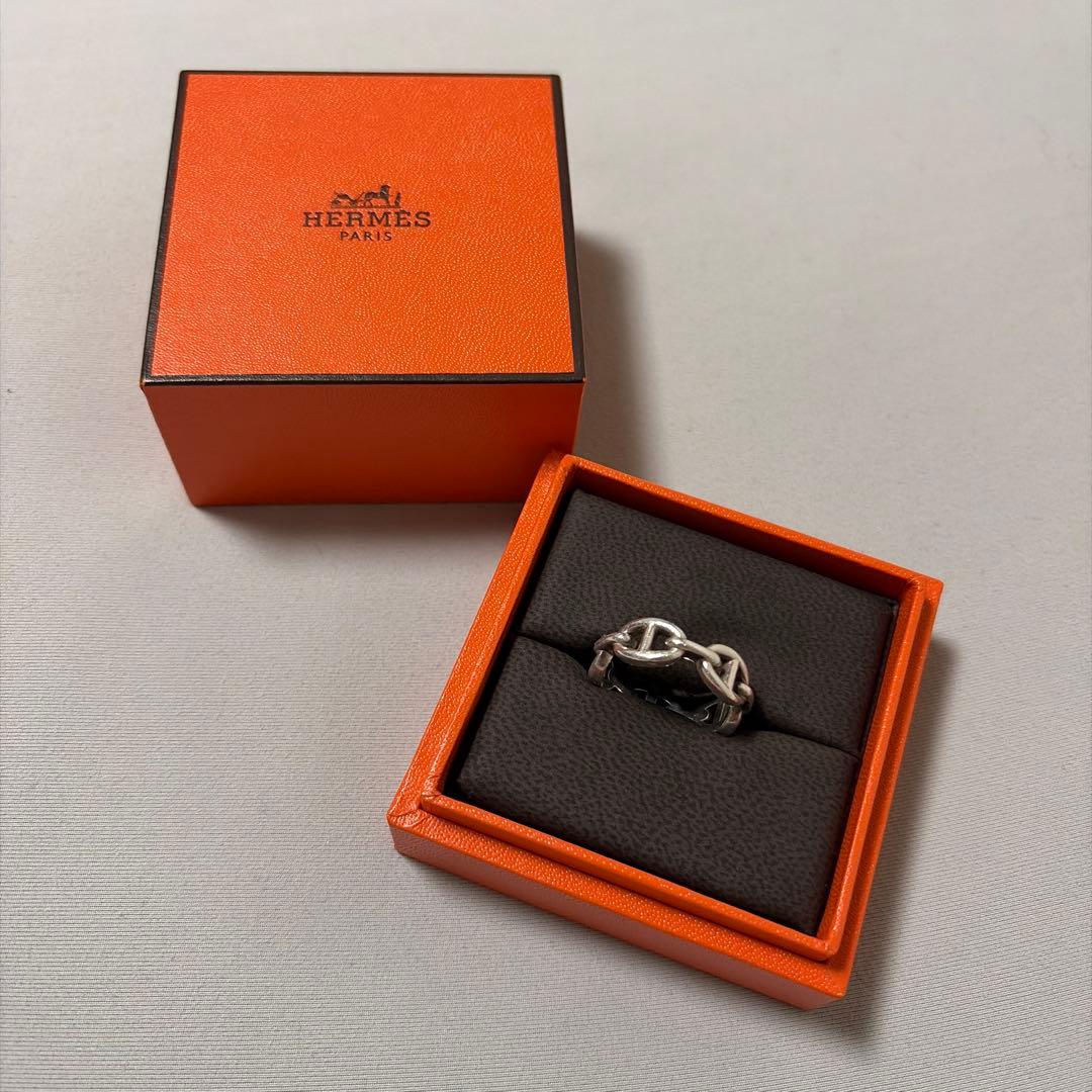 エルメス シェーヌダンクル アンシェネリング 57号 シルバー