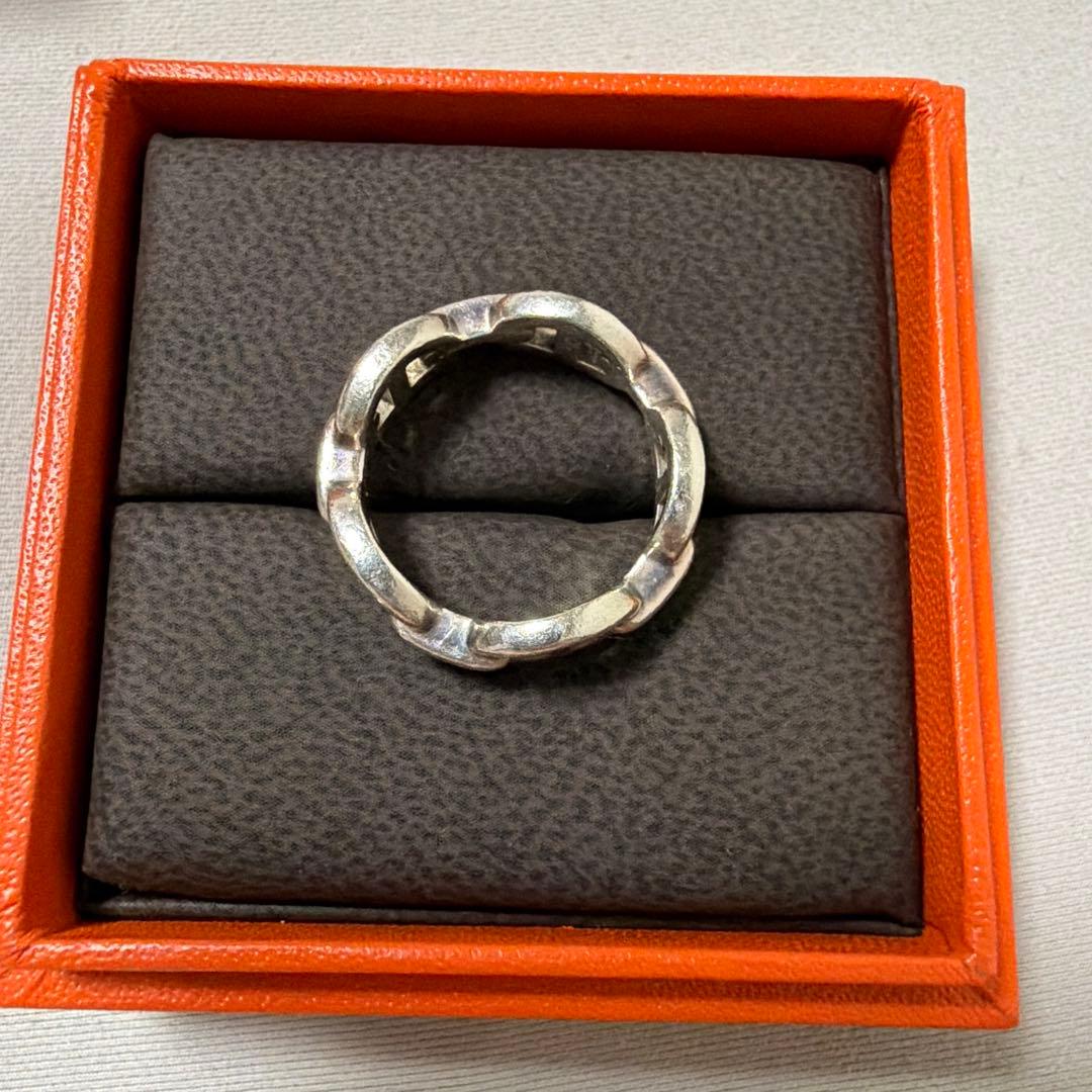 エルメス シェーヌダンクル アンシェネリング 57号 シルバー