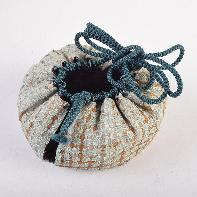 茶道具　宗元　竹根　香合　袱紗付　共箱　V　R9027