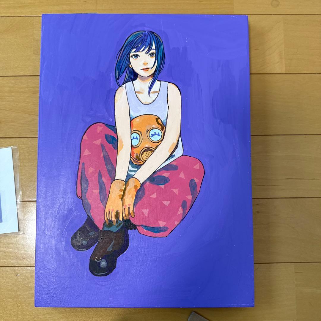 ざしきわらし　原画　アクリル画　額装 333✖️242 サイン入り